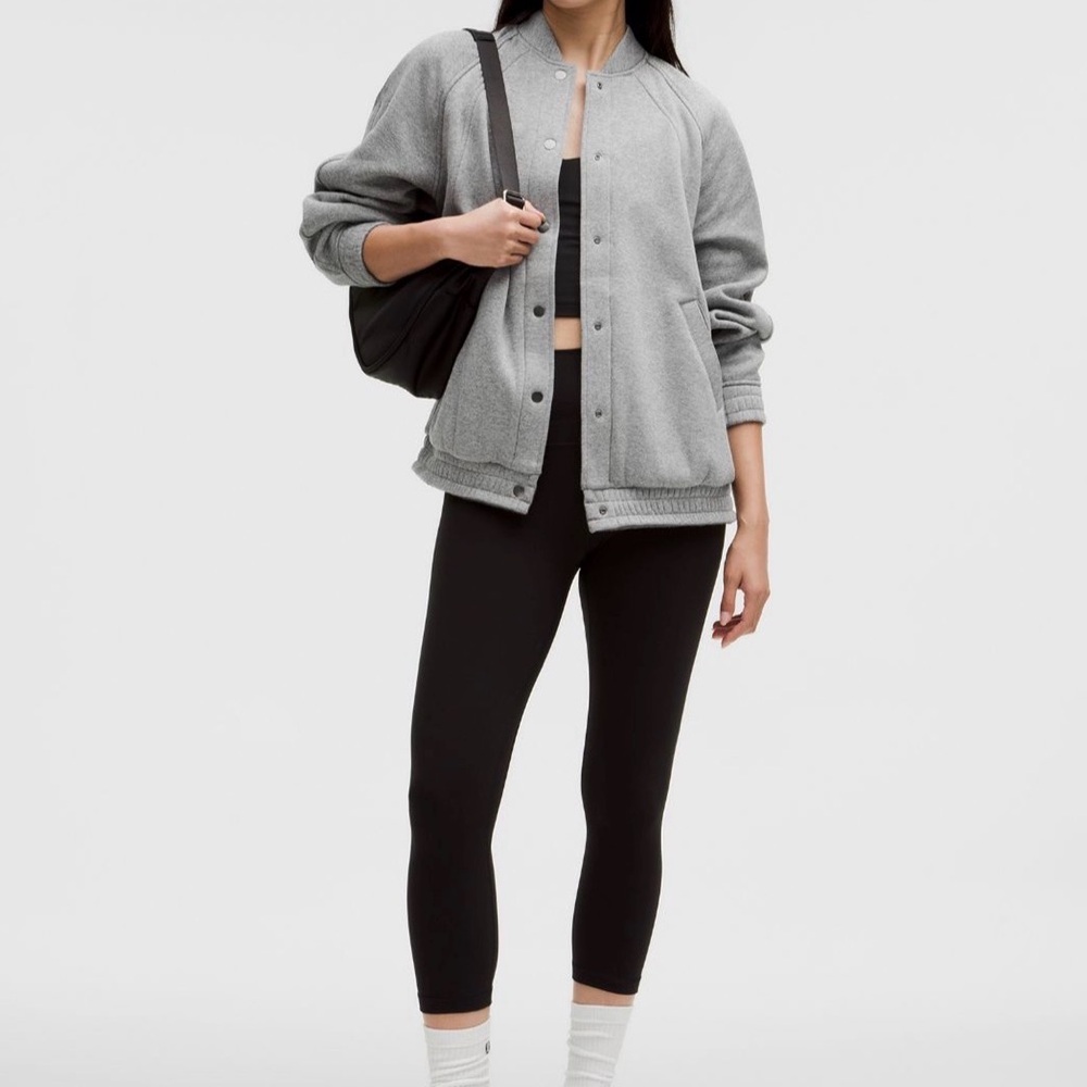 NWOT Lululemon Scuba Oversized Varsity Plush Jacket~size M/L